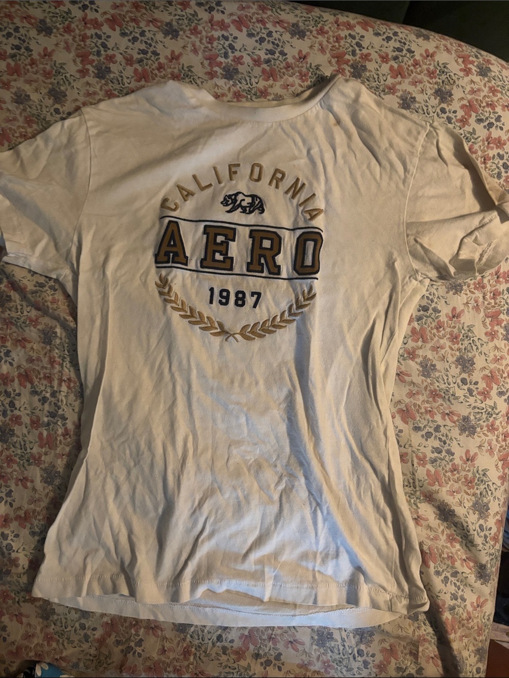 AERO California 1987 White Logo Tee